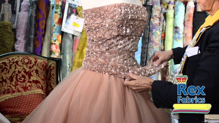 Telas de alta costura para vestidos de gala