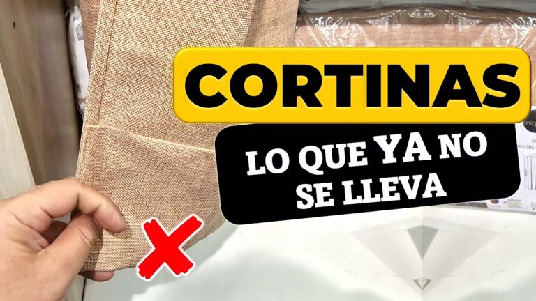 Tendencias en cortinas de tela: Lo último en decoración de interiores