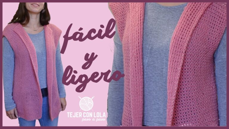Telas ligeras ideales para chalecos de punto