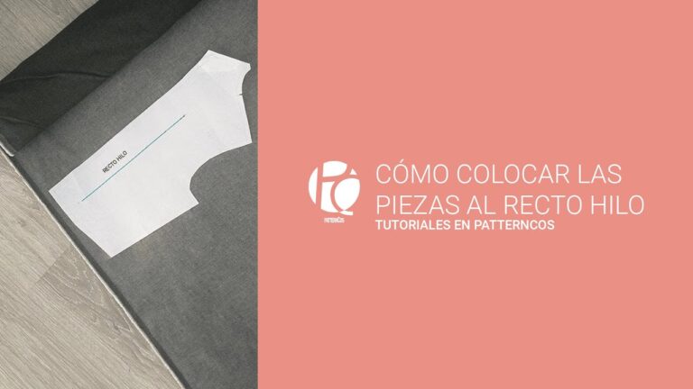 Patrones creativos en tela sarga