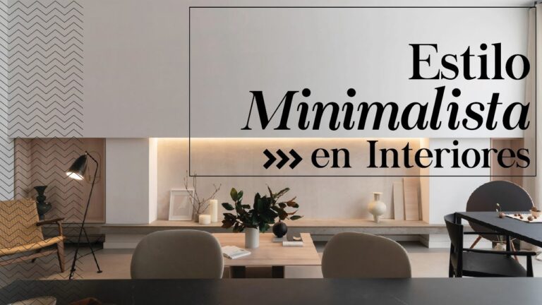 Tendencia minimalista en dise&ntilde;o de interiores: Elegancia simplificada